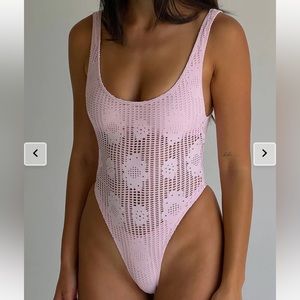 x PAMELA ANDERSON Pamela Cheeky One Piece Swimsuit - Pink Dream